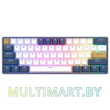 Клавиатура Royal Kludge RK61 Plus RGB (белый, RK Brown)